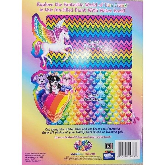 Lisa Frank Paint with Water Activity Book Dotty Dalmatian - Picture 2 of 3
